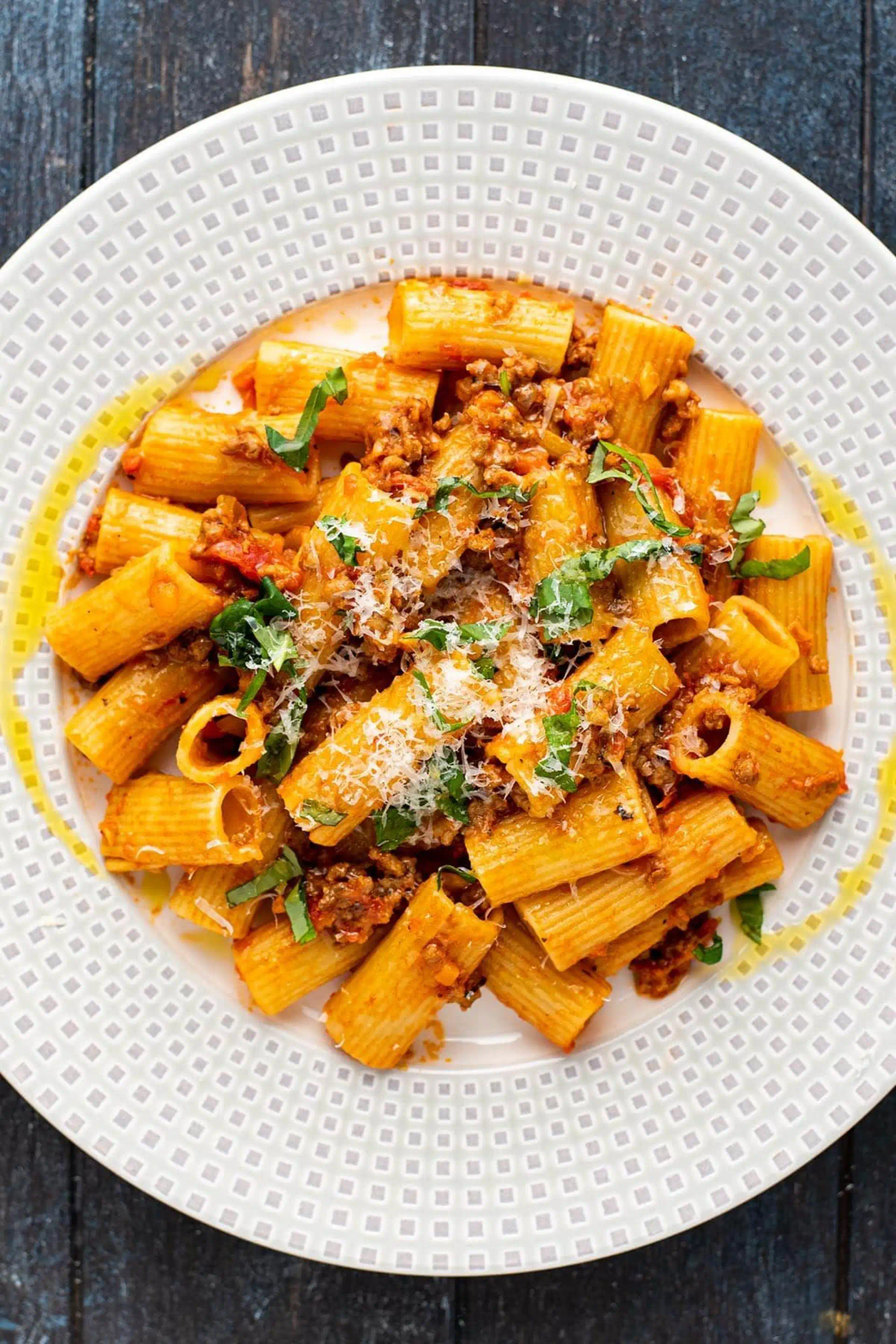 Lunch- Rigatoni Bolognese at Italia Station Cafe in Pompano Beach, FL 33060 | YourMenu® Online Ordering