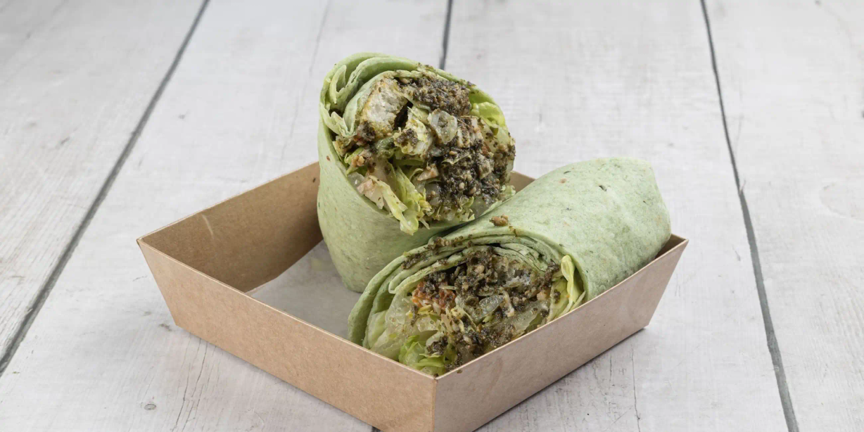 Pesto Wrap at The Spruce Juice & Eats - Key Biscayne in Key Biscayne, FL 33149 | YourMenu® Online Ordering