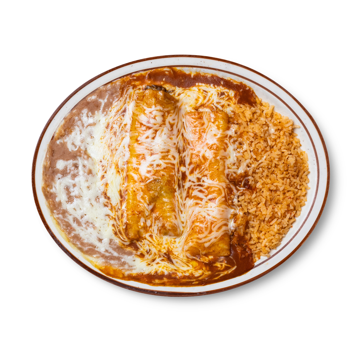 #3 Enchilada Plate at Ricardo's Mexican Restaurant in Brigham City, UT 84302-2528 | YourMenu® Online Ordering