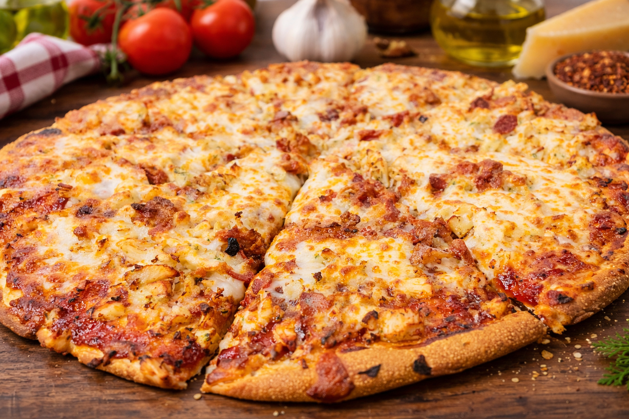 Small BBQ Chicken & Bacon at Moxee Pizza in Moxee, WA 98936 | YourMenu® Online Ordering