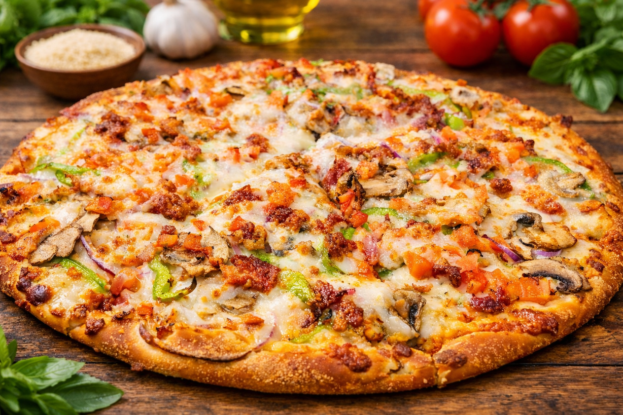 Small Chicken Supreme at Moxee Pizza in Moxee, WA 98936 | YourMenu® Online Ordering