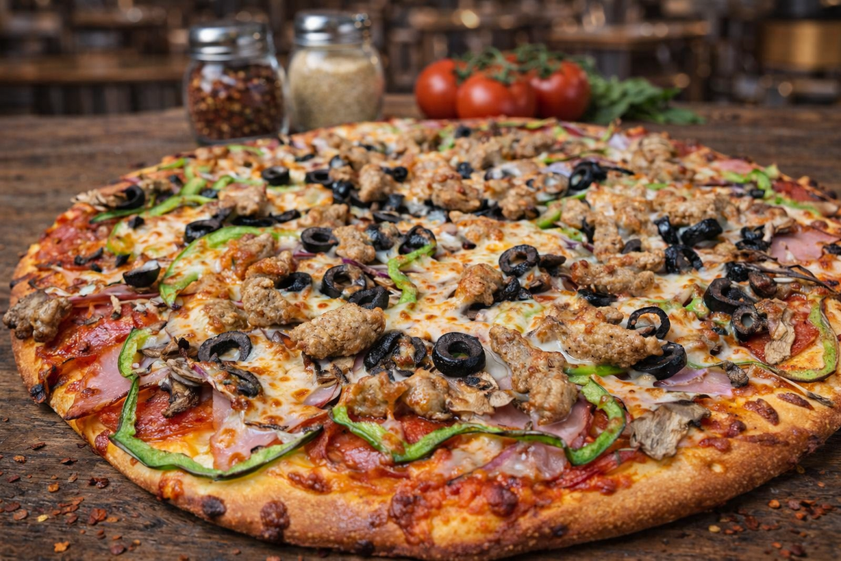 Lg Supreme at Moxee Pizza in Moxee, WA 98936 | YourMenu® Online Ordering