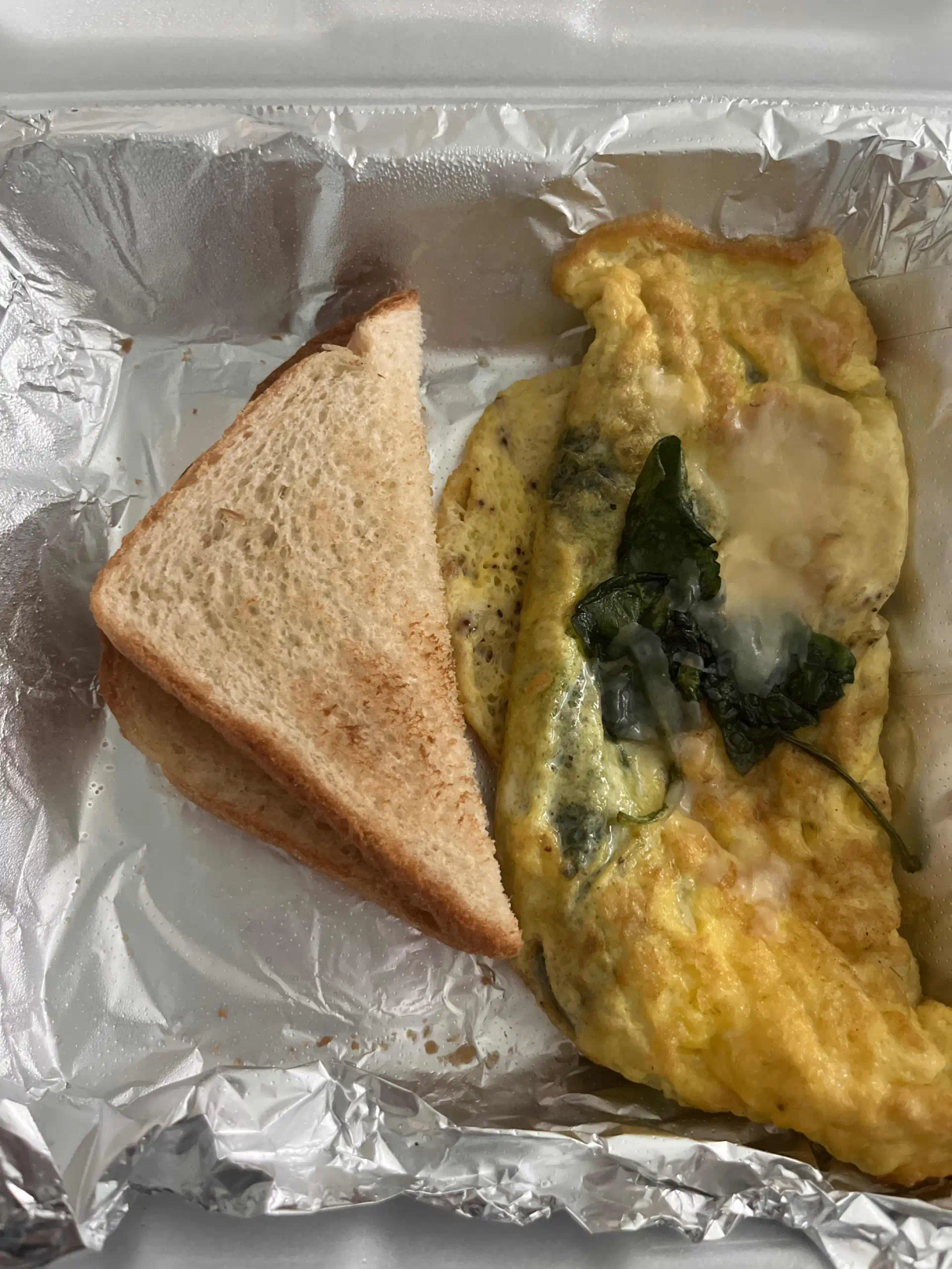 Spinach Omelette at Rise Cafe - Mooresville in Mooresville, NC 28115 | YourMenu® Online Ordering