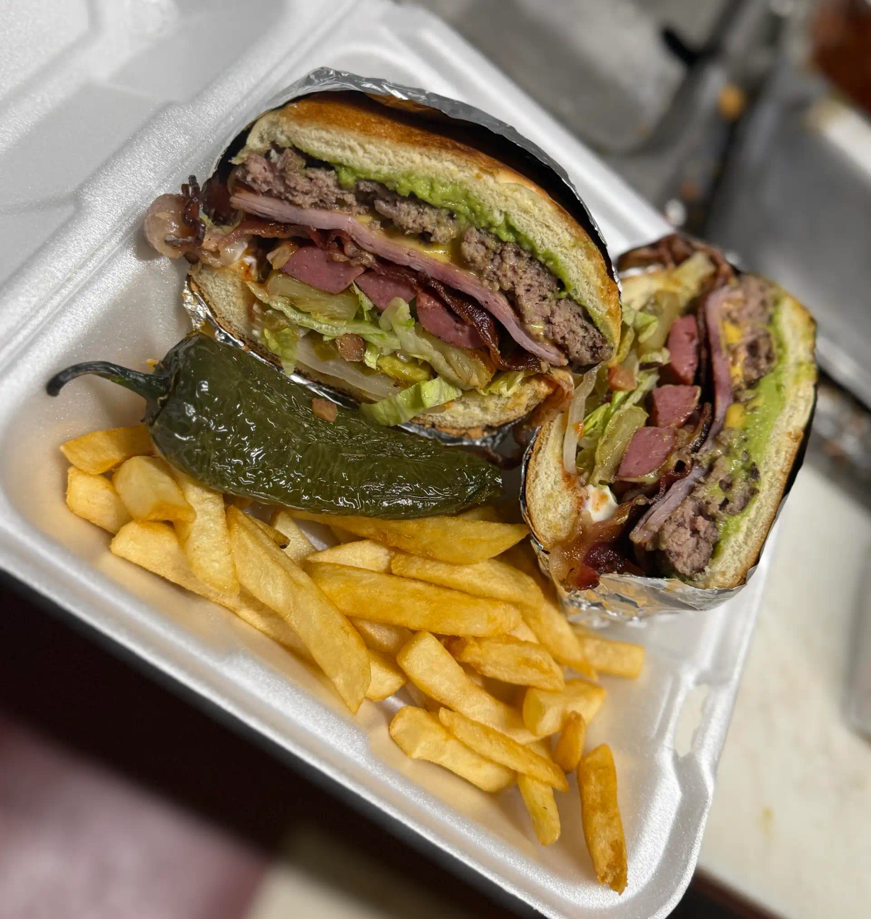 Hamburger Juarez at Taqueria Los Plebes in Gillette, WY 82716 | YourMenu® Online Ordering