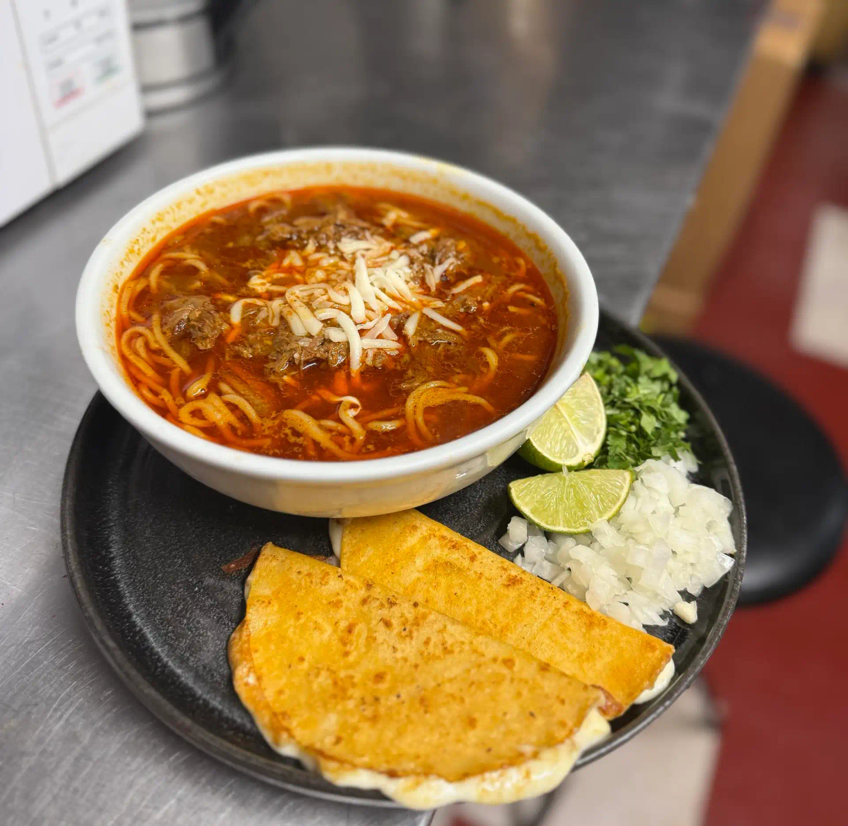 Birria Ramen at Taqueria Los Plebes in Gillette, WY 82716 | YourMenu® Online Ordering