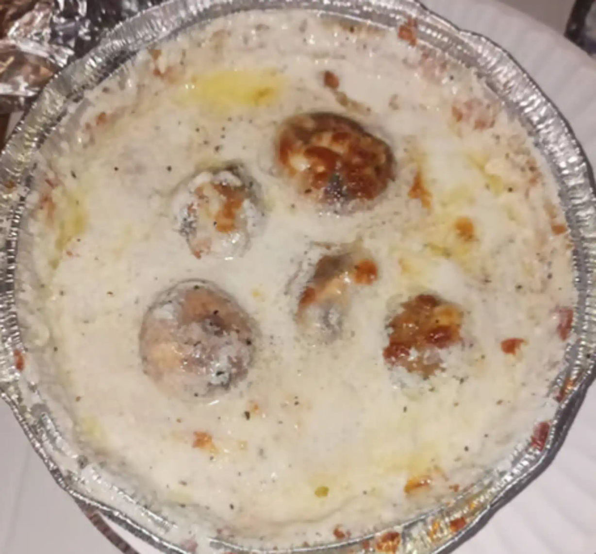 6. Stuffed Mushrooms w/Alfredo Sauce at Joe's Italian - Hempstea in HEMPSTEAD, TX 77445 | YourMenu® Online Ordering