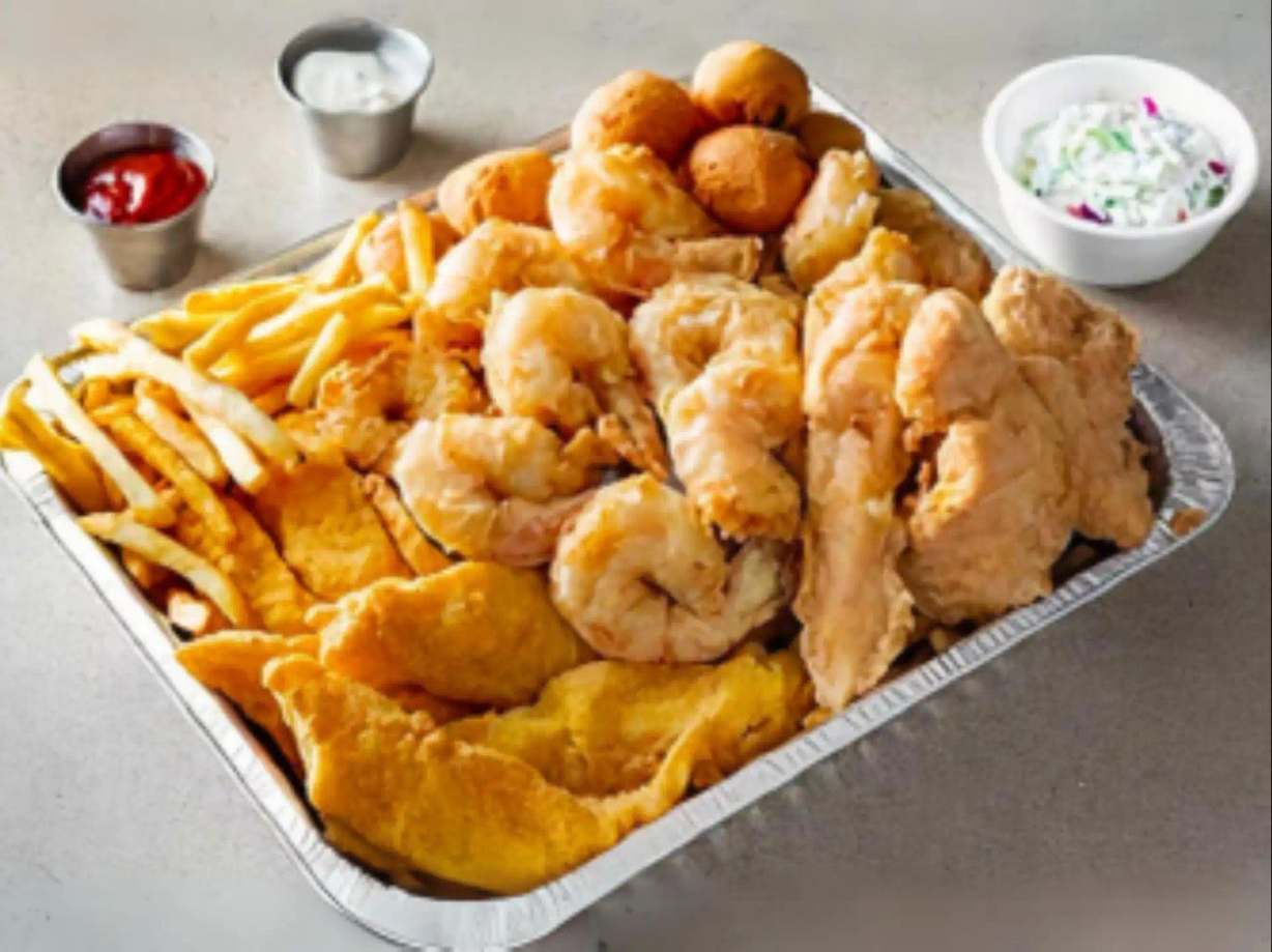 Fried Sampler at B5 Seafood Carryout in Baltimore, MD 21218 | YourMenu® Online Ordering