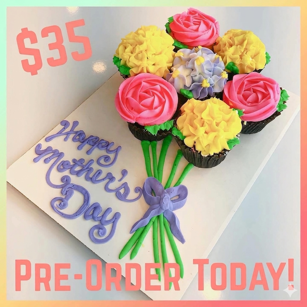 Mother's Day Cupcake Bouquet at SMALLCAKES  in Temple, TX 76502-0007 | YourMenu® Online Ordering