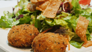 Crab Cake Salad at Marigold Cafe & Bakery in Colorado Springs, CO 80919 | YourMenu® Online Ordering
