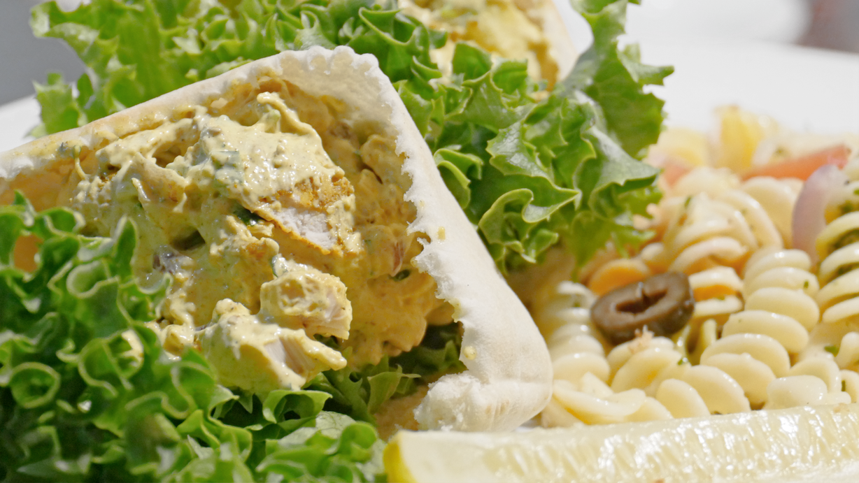 Curry Chicken Pita Pocket at Marigold Cafe & Bakery in Colorado Springs, CO 80919 | YourMenu® Online Ordering