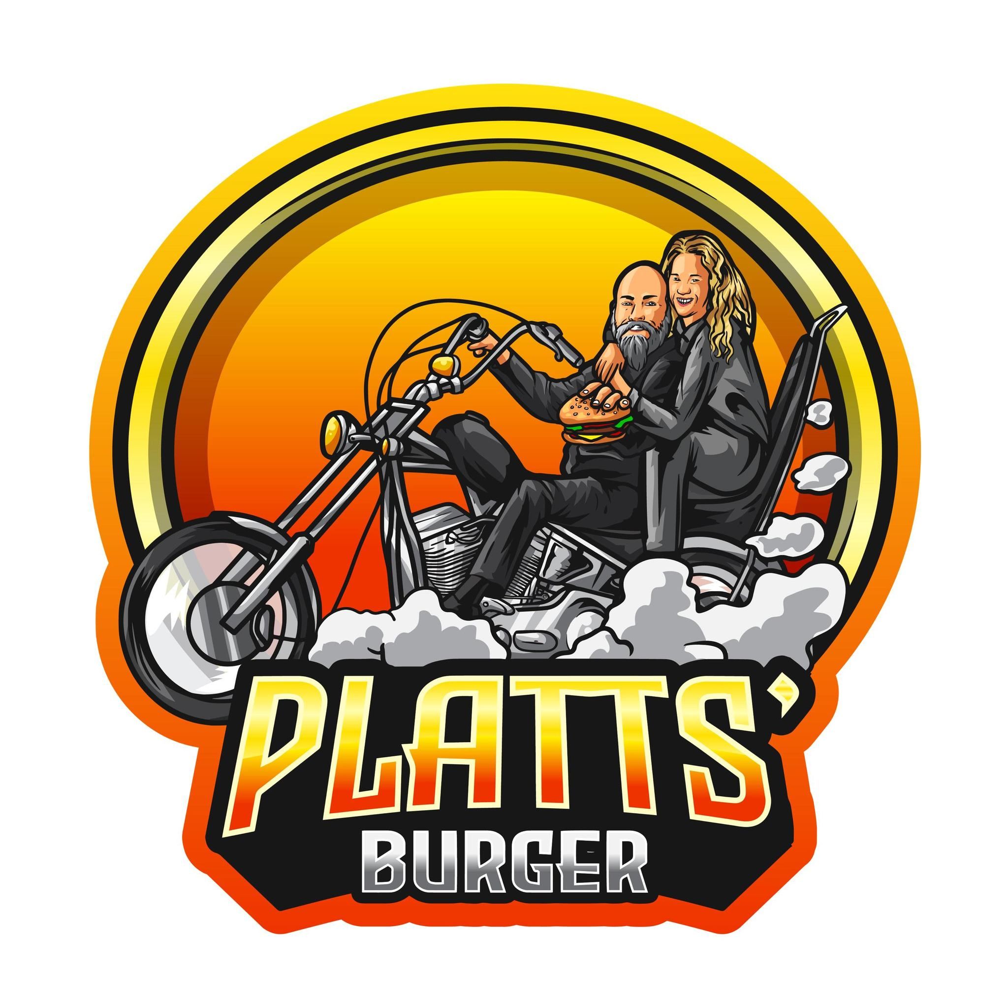 Platts' Burger logo