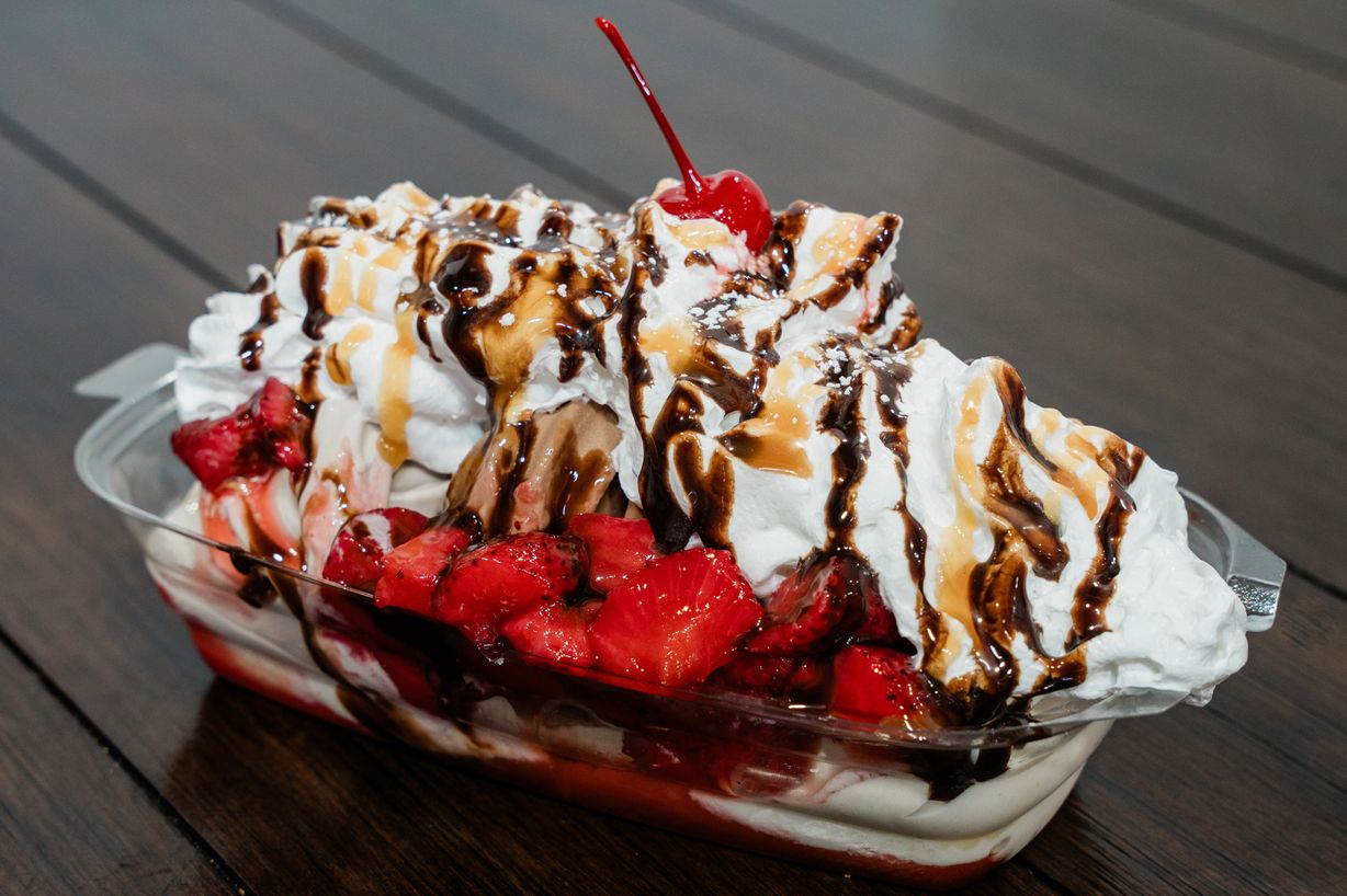 Banana Split at Grandma's Ice Cream & Waffles in ROCKVILLE, MD 208501394 | YourMenu Online Ordering