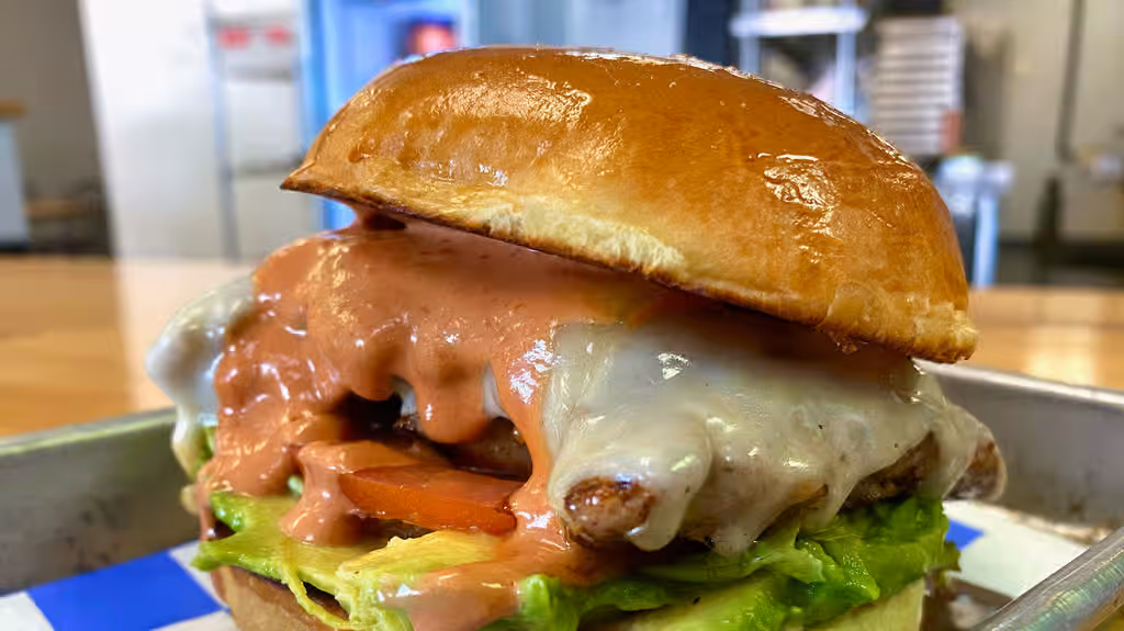 Chipotle Coffee Rubbed Chicken Sandwich at Frank's Burger Place in SILVER SPRING, MD 20902 | YourMenu Online Ordering Chipotle Coffee Rubbed Chicken Sandwich at Frank's Burger Place in SILVER SPRING, MD 20902 | YourMenu Online Ordering
