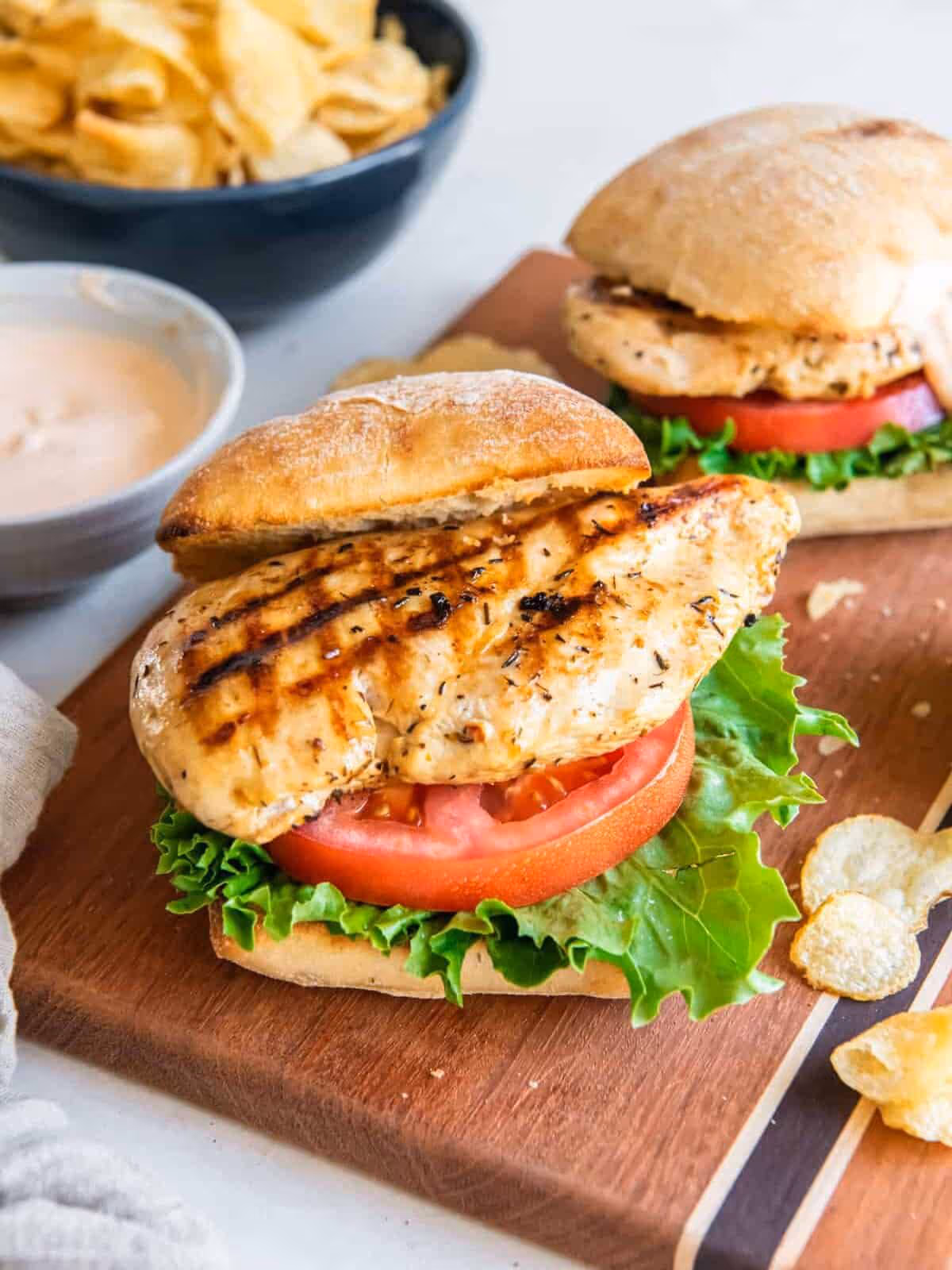 Grilled Chicken Breast Sandwich at FOOD MADNESS CAFE in Boca Raton, FL 33487 | YourMenu Online Ordering