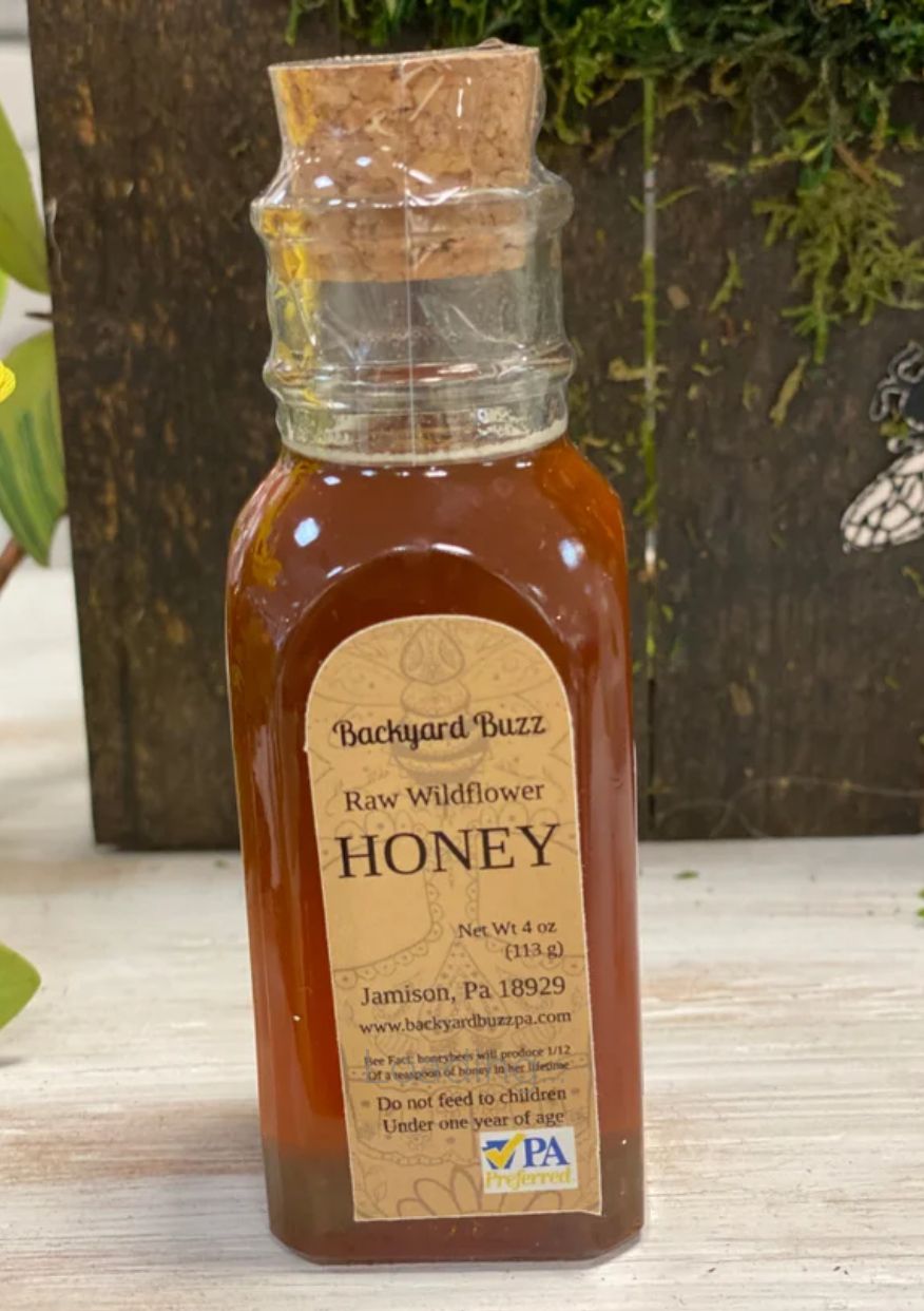 Backyard Buzz honey 4oz at Meadowlark Bakery & Cafe in WARMINSTER, PA 18974 | YourMenu Online Ordering