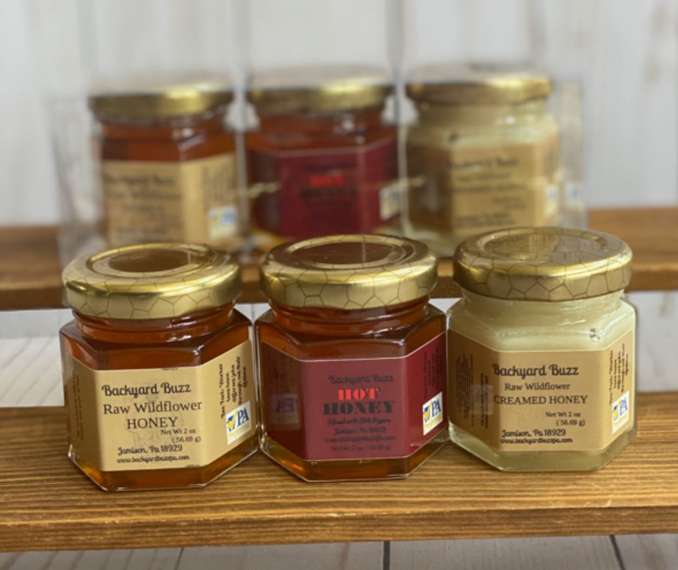 B.Y. Buzz Honey Sampler at Meadowlark Bakery & Cafe in WARMINSTER, PA 18974 | YourMenu Online Ordering