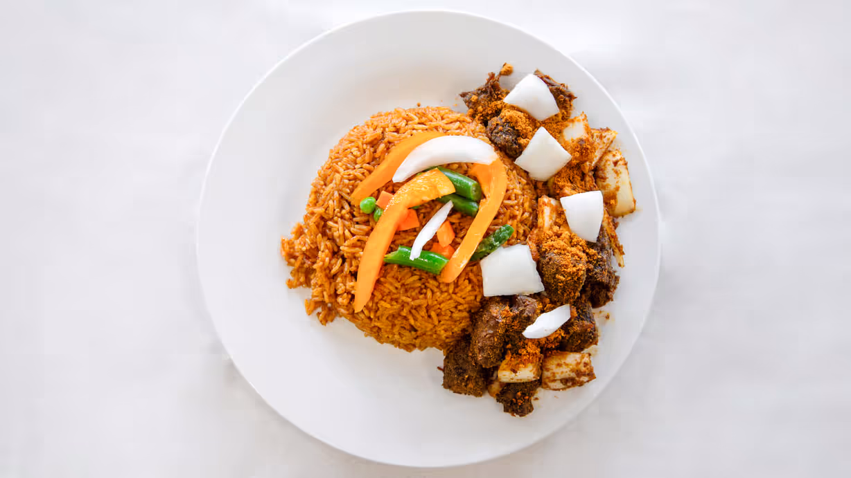 Jollof Rice & Vegetables at Vieve's Cuisine in Laurel, MD 20708 | YourMenu Online Ordering Jollof Rice & Vegetables at Vieve's Cuisine in Laurel, MD 20708 | YourMenu Online Ordering