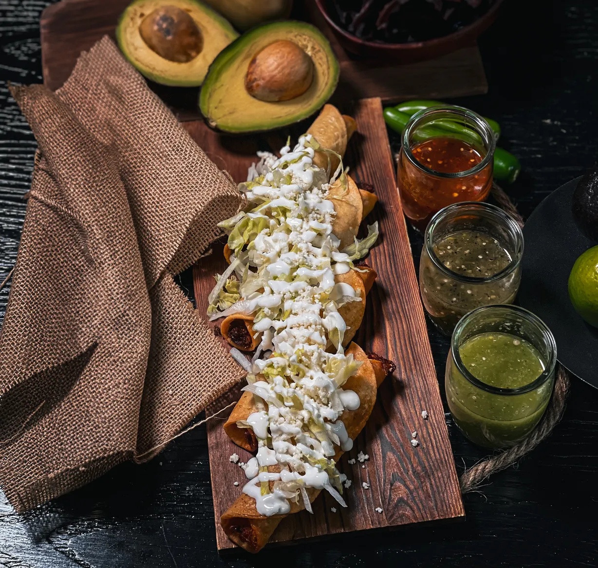 Flautas (4) at Taco Bar - Frederick in Frederick, MD 21702 | YourMenu® Online Ordering