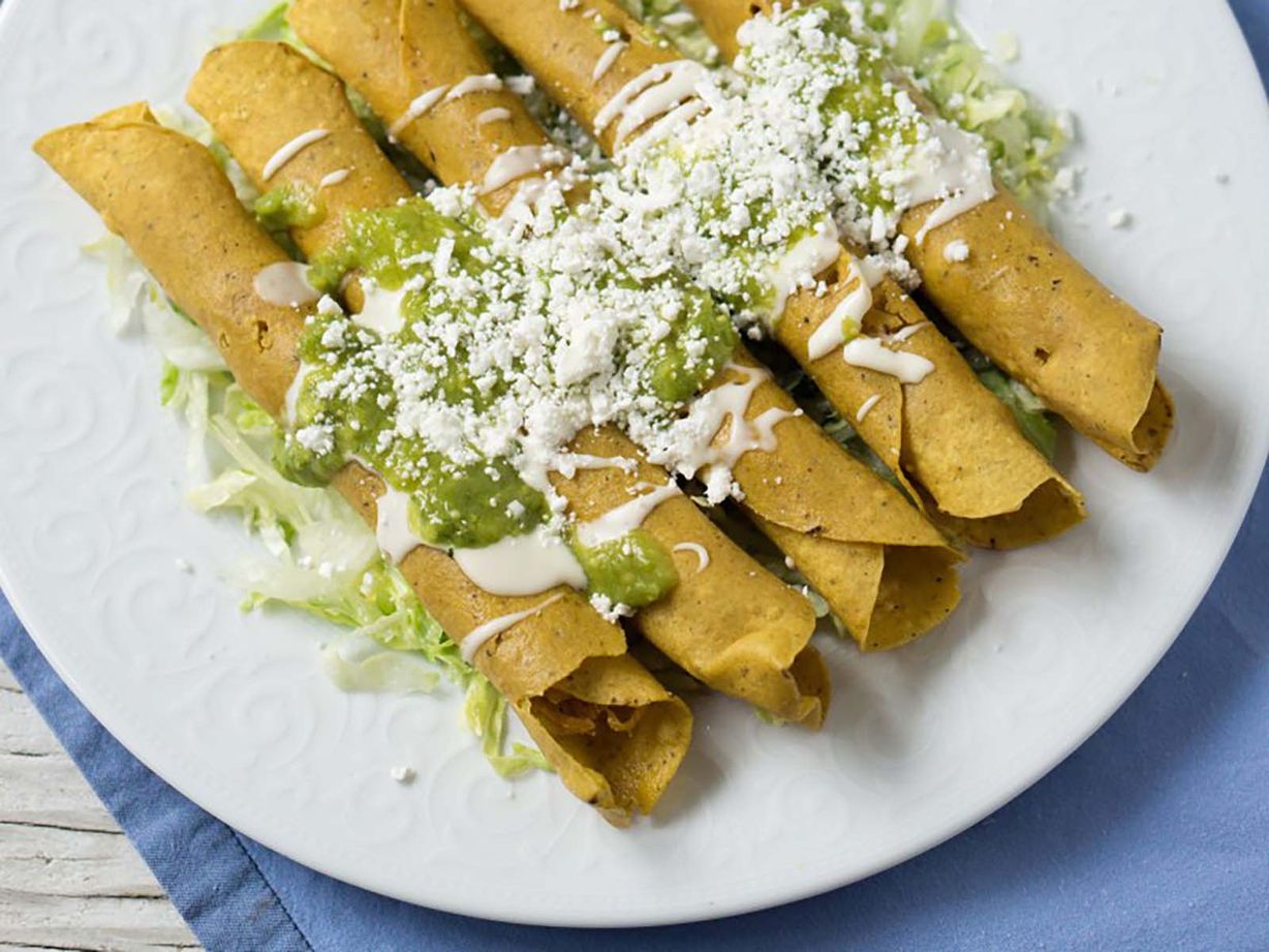 Flautas (4) at TACO BAR FREDERICK in FREDERICK, MD 21702 | YourMenu Online Ordering