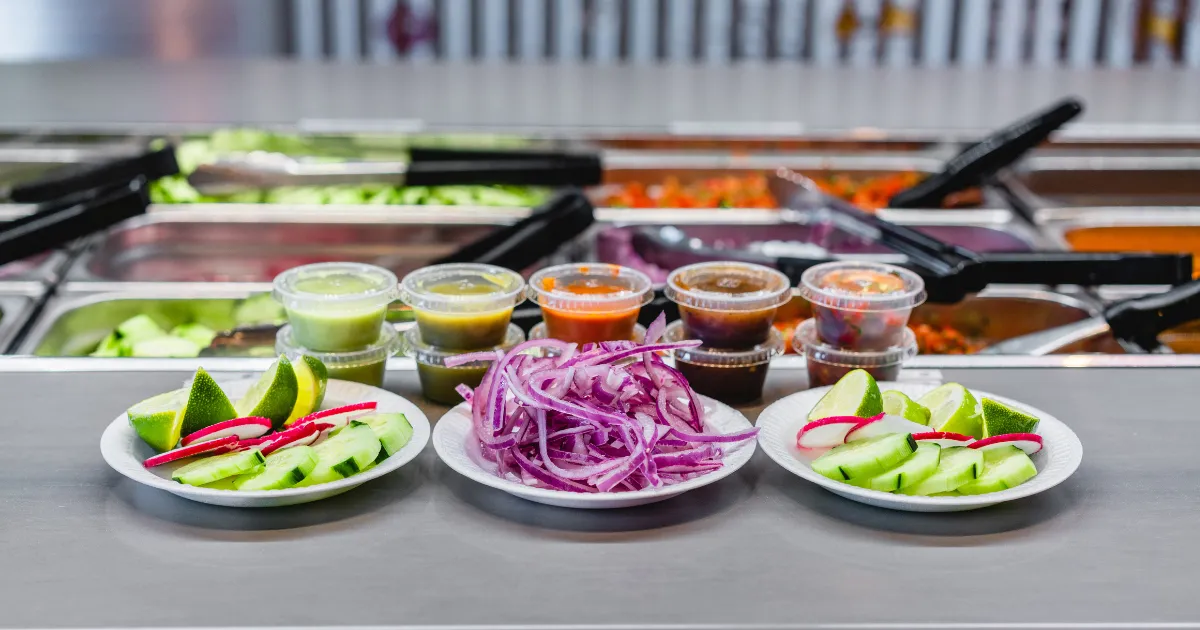 Salsa Bar Fiesta Size at Taco Bar - Frederick in Frederick, MD 21702 | YourMenu® Online Ordering