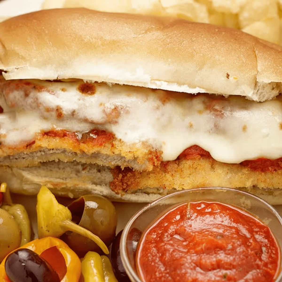 Chicken Cutlet Parmesan Sub at Three Brothers Pizza in HYATTSVILLE, MD 20783 | YourMenu Online Ordering