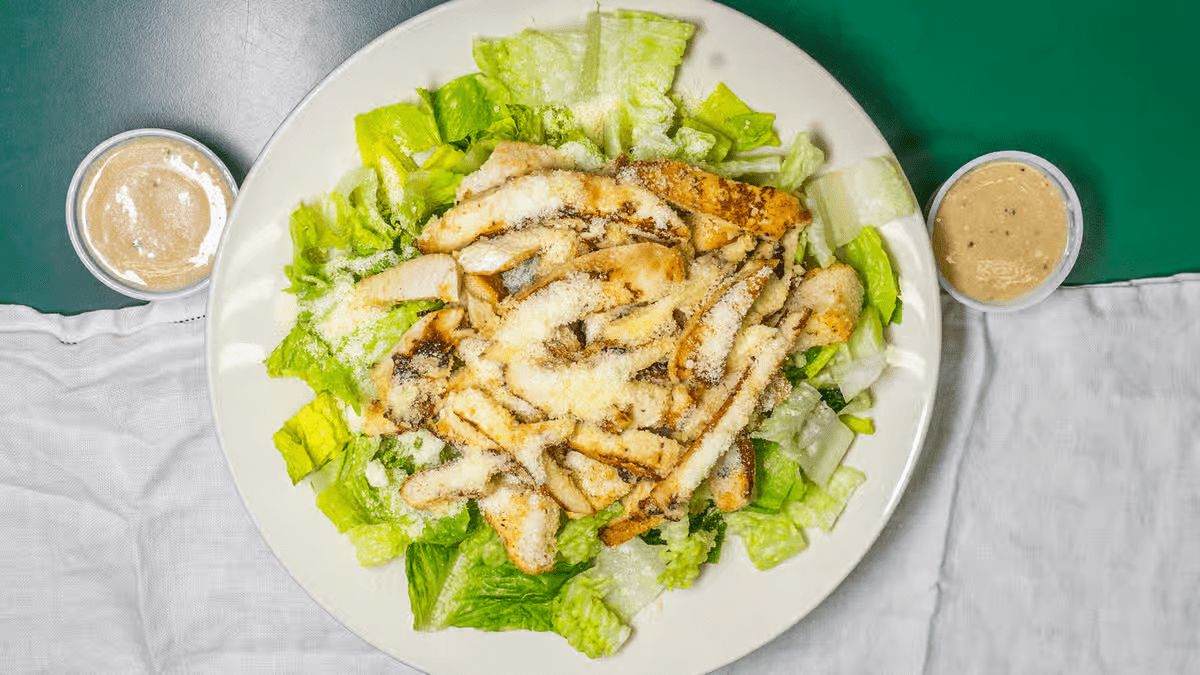 Chicken Caesar Salad at Three Brothers Pizza in HYATTSVILLE, MD 20783 | YourMenu Online Ordering