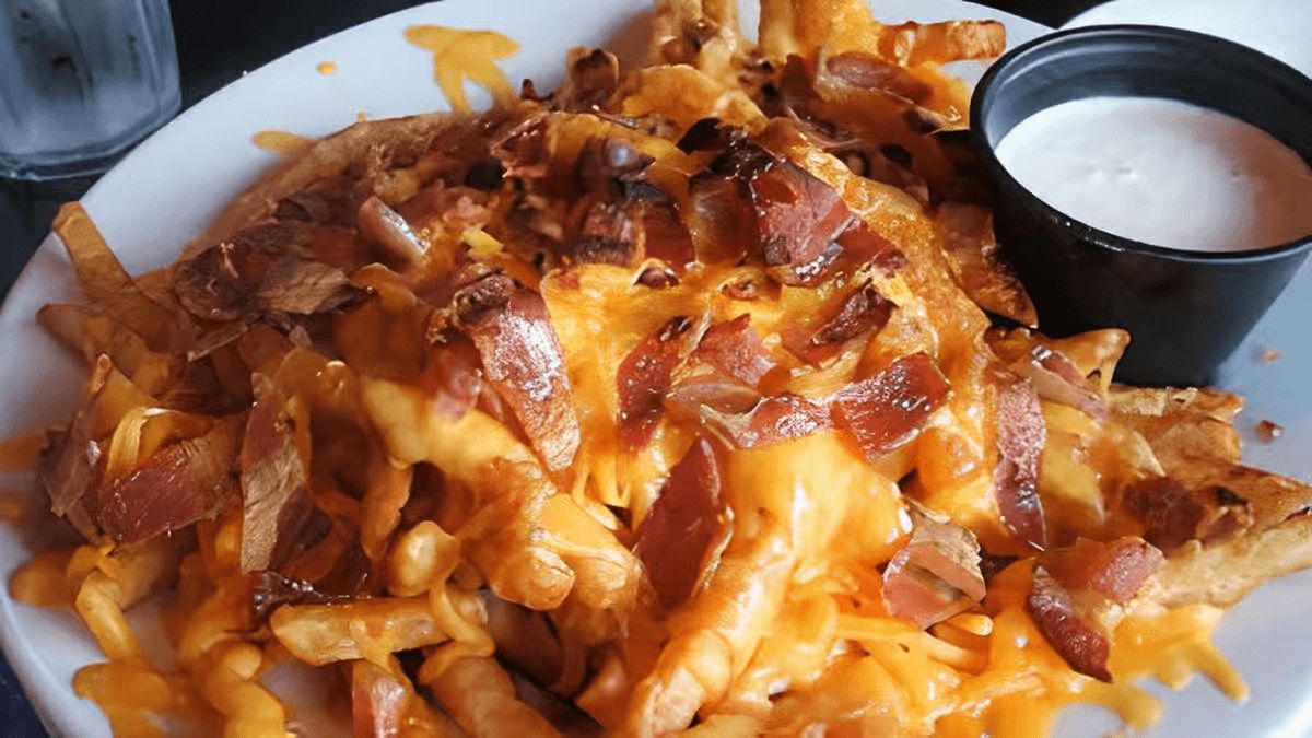 Bacon Cheese Fries at Three Brothers Pizza in HYATTSVILLE, MD 20783 | YourMenu Online Ordering