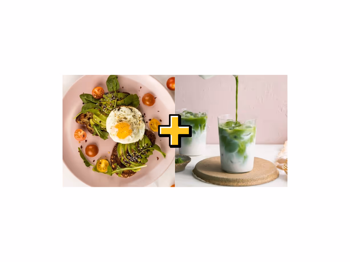 Monday: Avocado Toast + Matcha Latte at Gratefuel Cafe in FORT LAUDERDALE, FL 33308 | YourMenu Online Ordering