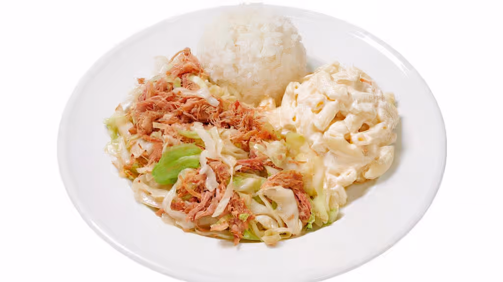Mini Kalua Pork w/Cabbage at L&L Hawaiian BBQ in Ramona, CA 92065 | YourMenu Online Ordering Mini Kalua Pork w/Cabbage at L&L Hawaiian BBQ in Ramona, CA 92065 | YourMenu Online Ordering