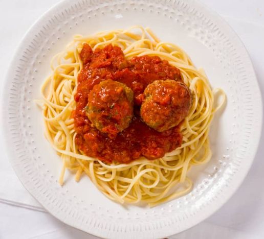 Spaghetti & Meatballs Combo at Italian Village Pizza in Lansing, MI 48917 | YourMenu Online Ordering