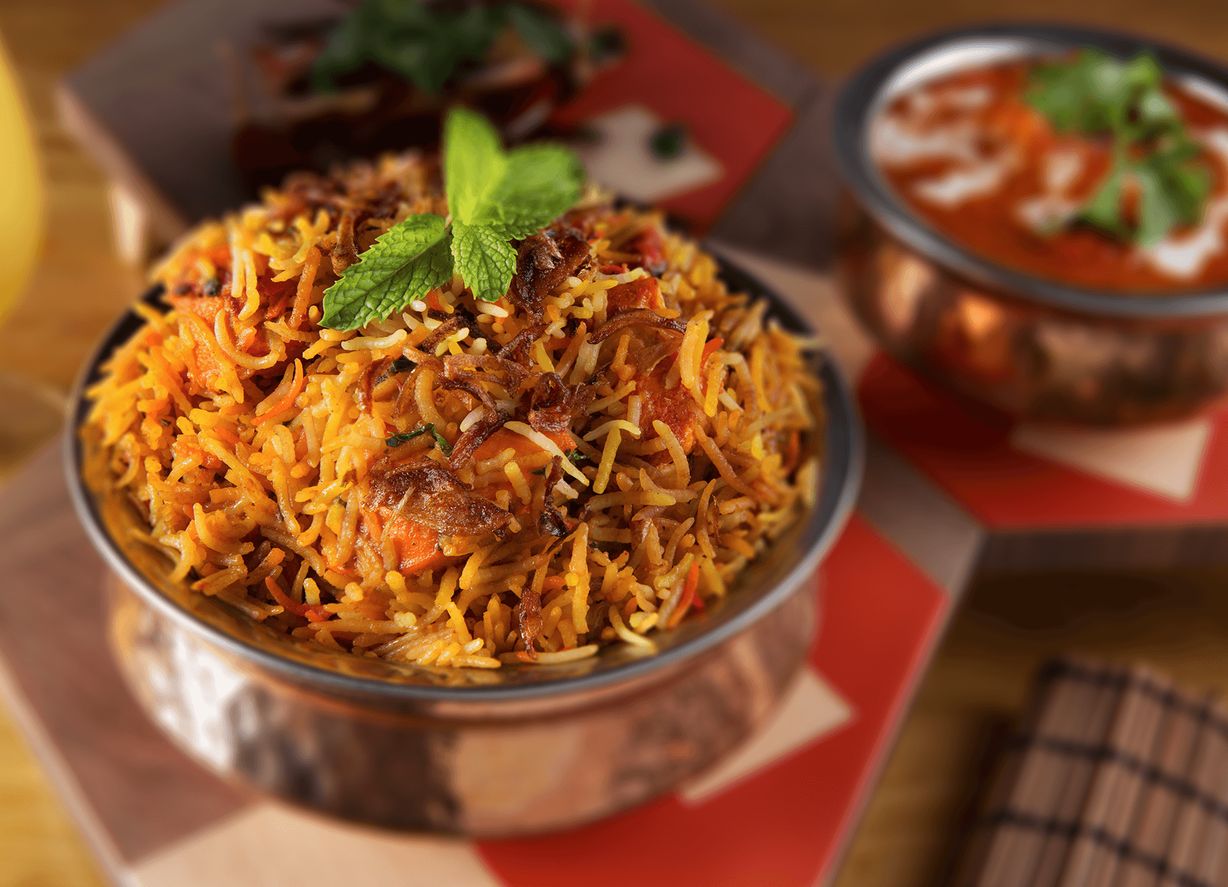 Chettinad Goat Biryani at Chettinad Indian Cuisine in Beaverton, OR 97006 | YourMenu Online Ordering