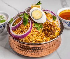 Hyderabad Goat Biryani at Chettinad Indian Cuisine in Beaverton, OR 97006 | YourMenu Online Ordering