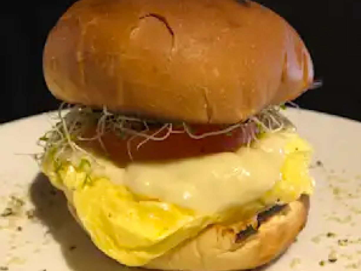 Morning Delight Sandwich (Egg Cheese Tomato Sprouts) at Oakland Coffee & Juice Bar in OAKLAND PARK, FL 33334 | YourMenu Online Ordering