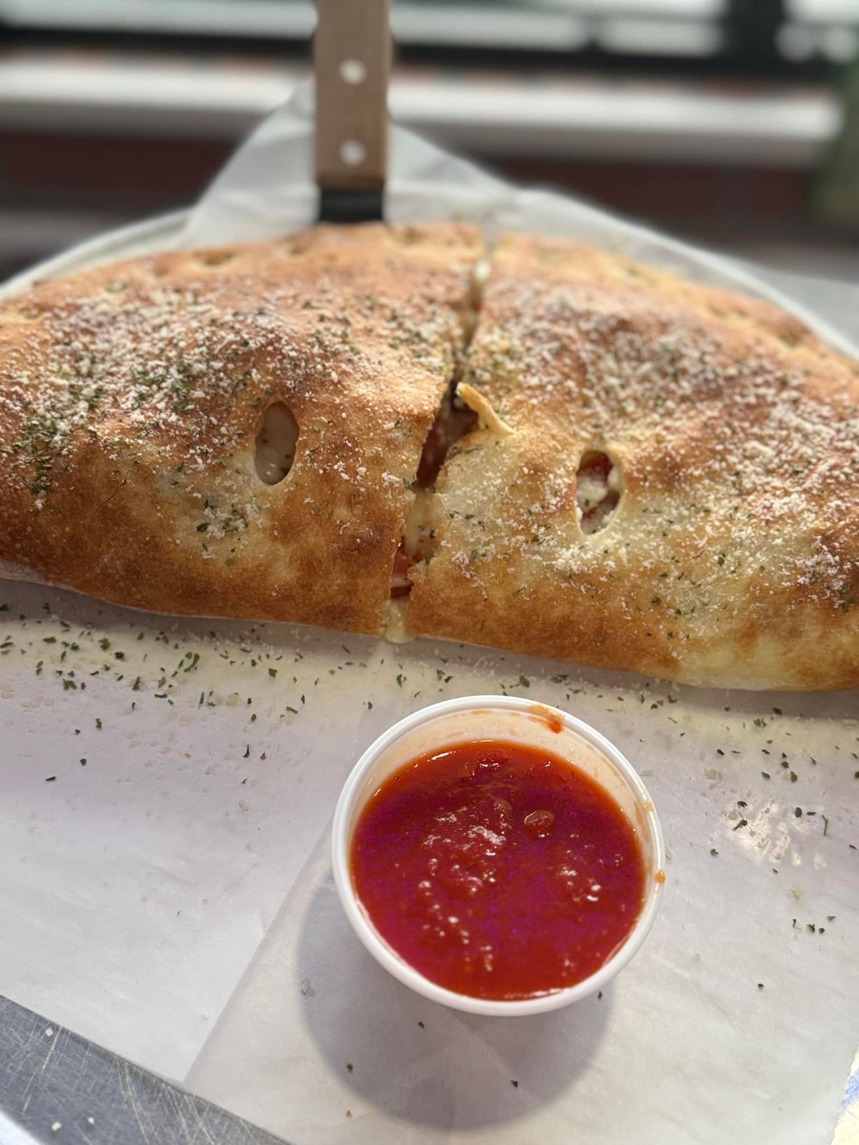 Calzone at JERSEY HUSTLE WALDENS CREEK in PIGEON FORGE, TN 378627799 | YourMenu Online Ordering