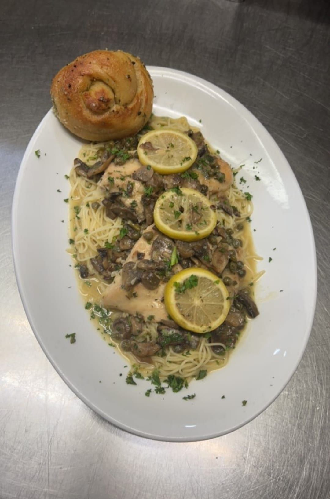 Chicken Picatta at JERSEY HUSTLE GATLINBURG in Gatlinburg, TN 37738-5656 | YourMenu Online Ordering