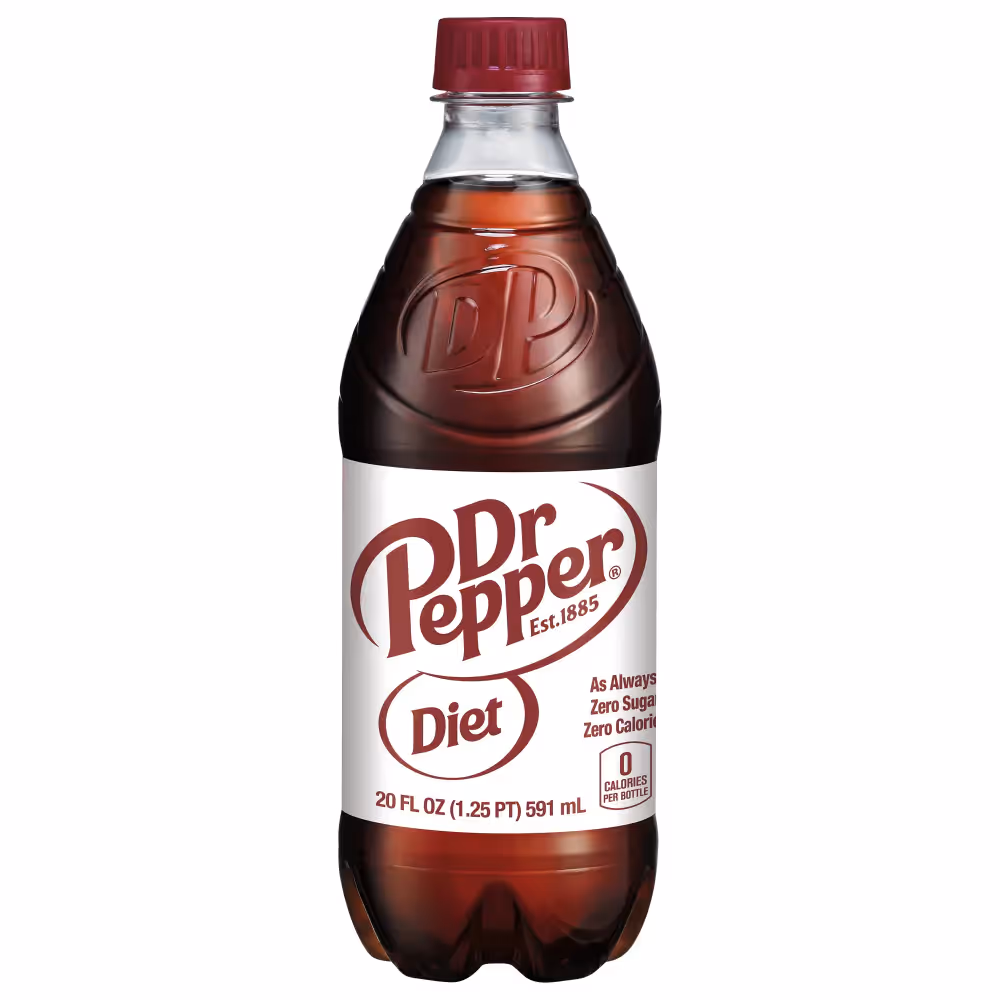 Diet Dr. Pepper 20 oz at Royal Blue Grocery 360 in AUSTIN, TX 78701 | YourMenu® Online Ordering
