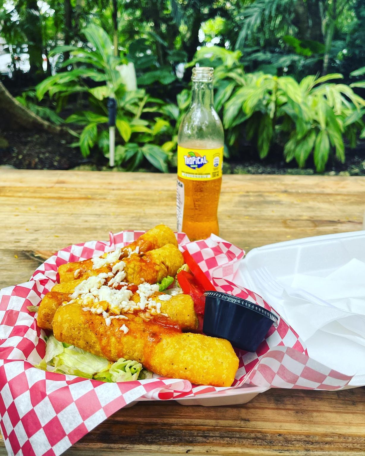 Tacos de Pollo Frito Flauta at The Latin Corner in Miami, FL 33170 | YourMenu Online Ordering Tacos de Pollo Frito Flauta at The Latin Corner in Miami, FL 33170 | YourMenu Online Ordering