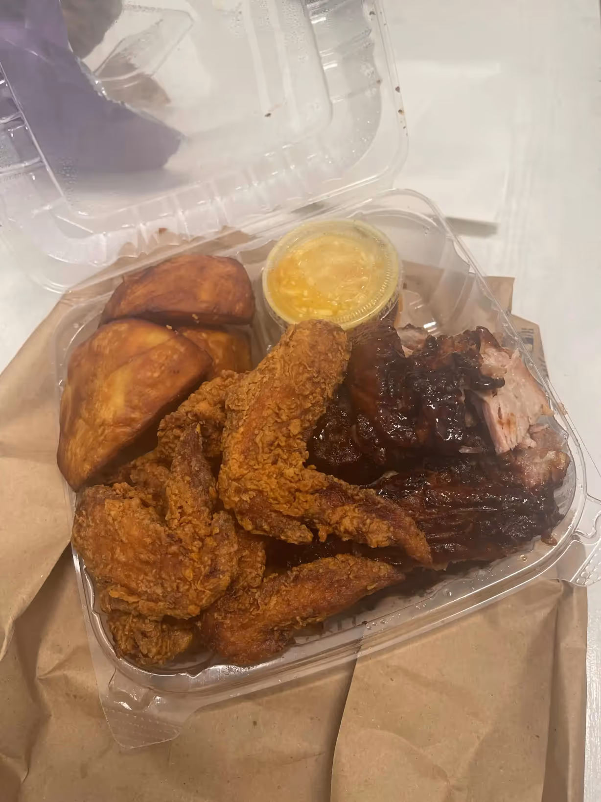 BBQ Ribs Mixed with Fried Chicken Wings at PAUL'S UNIQUE GOURMET in MIAMI, FL 33168 | YourMenu Online Ordering BBQ Ribs Mixed with Fried Chicken Wings at PAUL'S UNIQUE GOURMET in MIAMI, FL 33168 | YourMenu Online Ordering