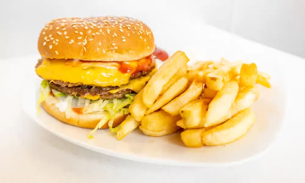 Double Cheesburger at Bobby's Fish and Chicken in Cincinnati, OH 45211 | YourMenu Online Ordering