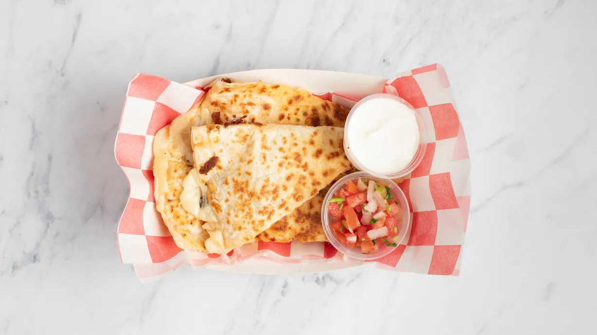 Grande Quesadilla at Tacos Wey (Boynton Beach) in Boynton Beach, FL 33437 | YourMenu Online Ordering Grande Quesadilla at Tacos Wey (Boynton Beach) in Boynton Beach, FL 33437 | YourMenu Online Ordering