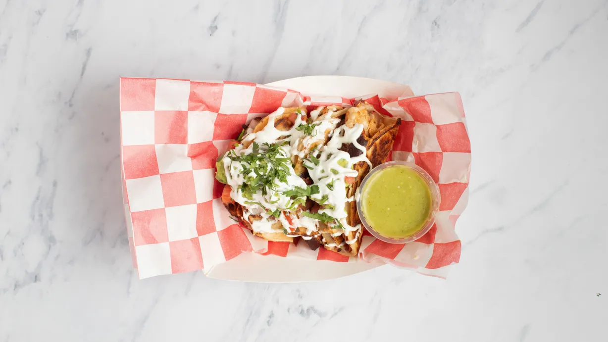 Quesatacos (3 pieces) at Tacos Wey (Boynton Beach) in Boynton Beach, FL 33437 | YourMenu Online Ordering Quesatacos (3 pieces) at Tacos Wey (Boynton Beach) in Boynton Beach, FL 33437 | YourMenu Online Ordering