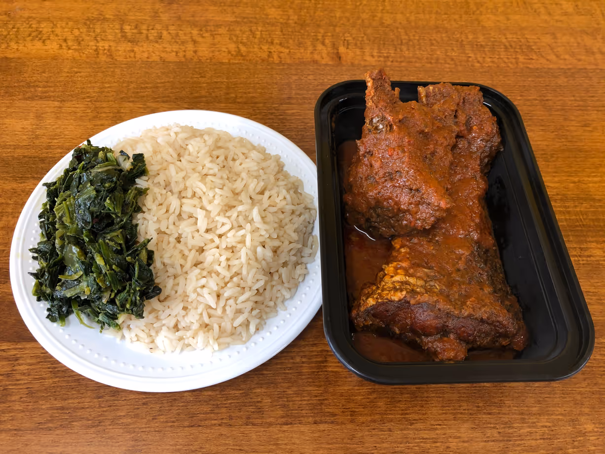 Rice w/ fish stew at Jodeem African Cuisine in Greenbelt, MD 20770 | YourMenu Online Ordering Rice w/ fish stew at Jodeem African Cuisine in Greenbelt, MD 20770 | YourMenu Online Ordering