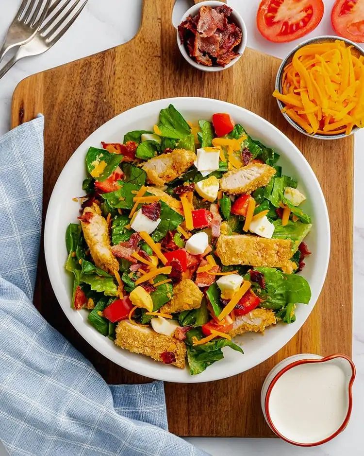 Crispy Chicken Ranch Salad at El Oasis Restaurant in Manassas Park, VA 20111 | YourMenu Online Ordering Crispy Chicken Ranch Salad at El Oasis Restaurant in Manassas Park, VA 20111 | YourMenu Online Ordering
