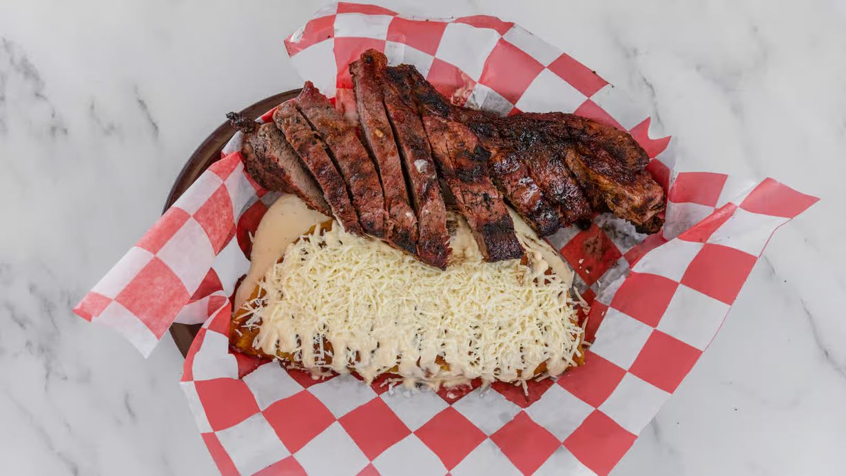 Cachapa con Carne / Steak Cachapa at Botalon Grill in Bradenton, FL 34205 | YourMenu® Online Ordering Cachapa con Carne / Steak Cachapa at Botalon Grill in Bradenton, FL 34205 | YourMenu® Online Ordering