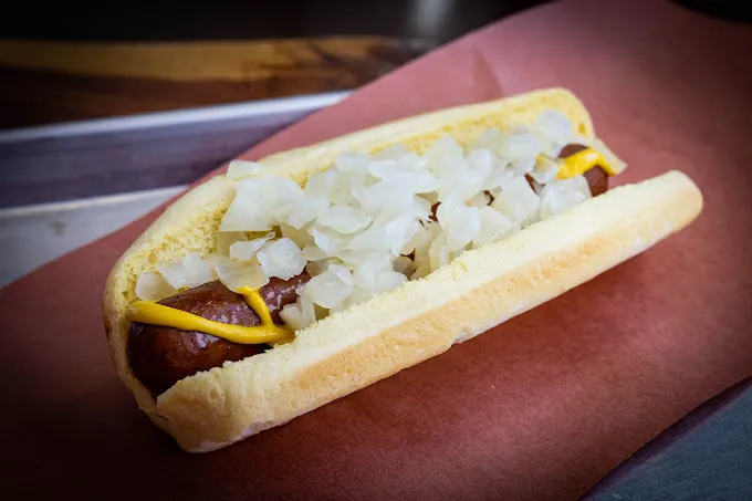 EBBQ Beef Hotdog at Earnest B's BBQ in Frisco, TX 75033 | YourMenu Online Ordering EBBQ Beef Hotdog at Earnest B's BBQ in Frisco, TX 75033 | YourMenu Online Ordering