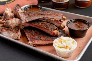 1/2 Slab Of Pork Ribs(6 Rib Bones) at Earnest B's BBQ in Frisco, TX 75033 | YourMenu Online Ordering 1/2 Slab Of Pork Ribs(6 Rib Bones) at Earnest B's BBQ in Frisco, TX 75033 | YourMenu Online Ordering