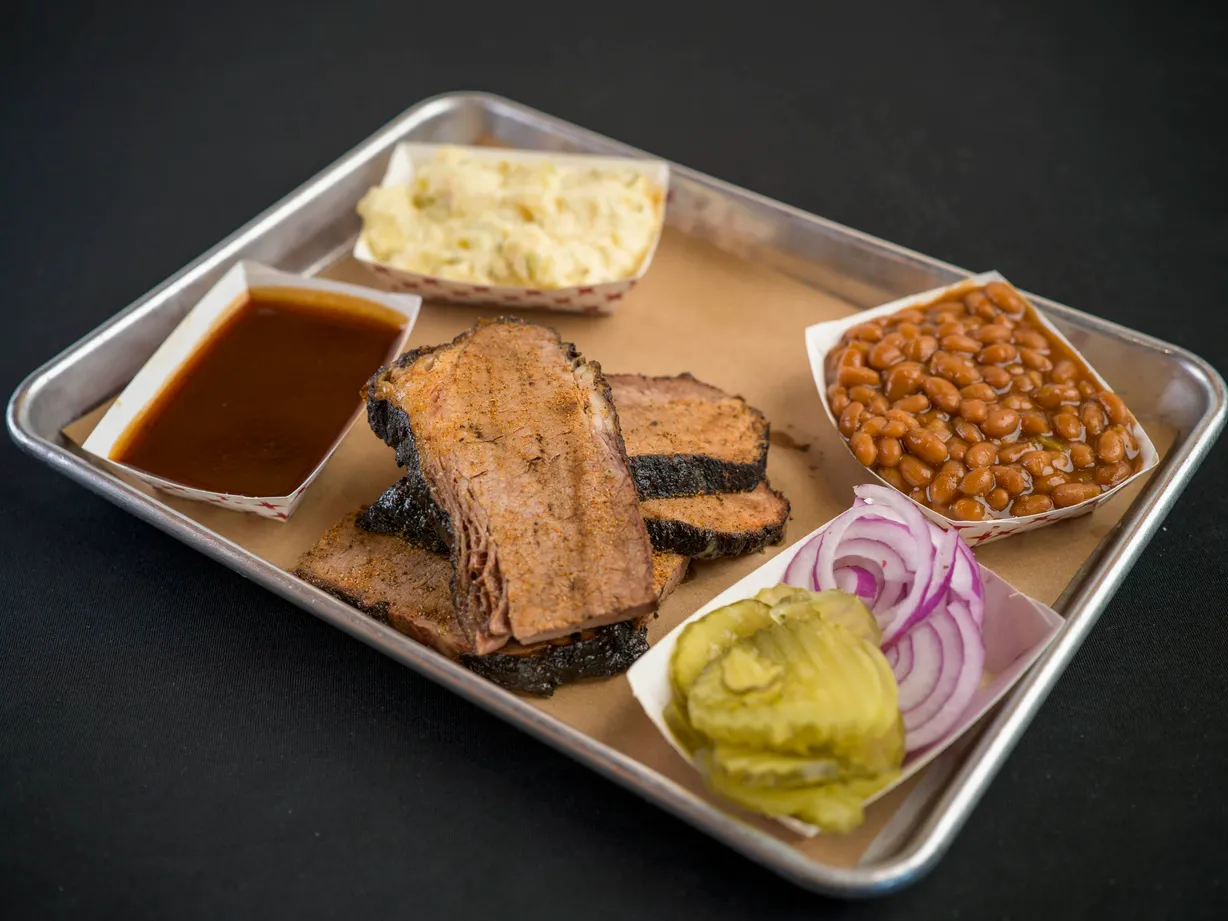 Brisket Plate (Sliced Or Chopped) at Earnest B's BBQ in Frisco, TX 75033 | YourMenu Online Ordering Brisket Plate (Sliced Or Chopped) at Earnest B's BBQ in Frisco, TX 75033 | YourMenu Online Ordering
