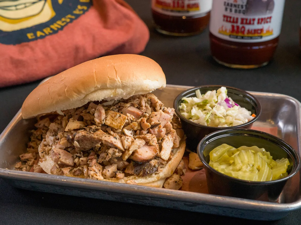 Chopped Pork Butt Sandwich at Earnest B's BBQ in Frisco, TX 75033 | YourMenu Online Ordering Chopped Pork Butt Sandwich at Earnest B's BBQ in Frisco, TX 75033 | YourMenu Online Ordering