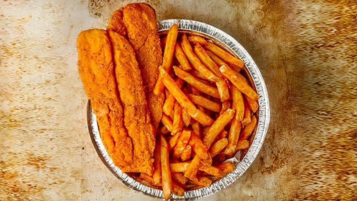 Fish & Chips On Fries at Pitts Halal Brothers in Pittsburgh, PA 15213 | YourMenu Online Ordering Fish & Chips On Fries at Pitts Halal Brothers in Pittsburgh, PA 15213 | YourMenu Online Ordering