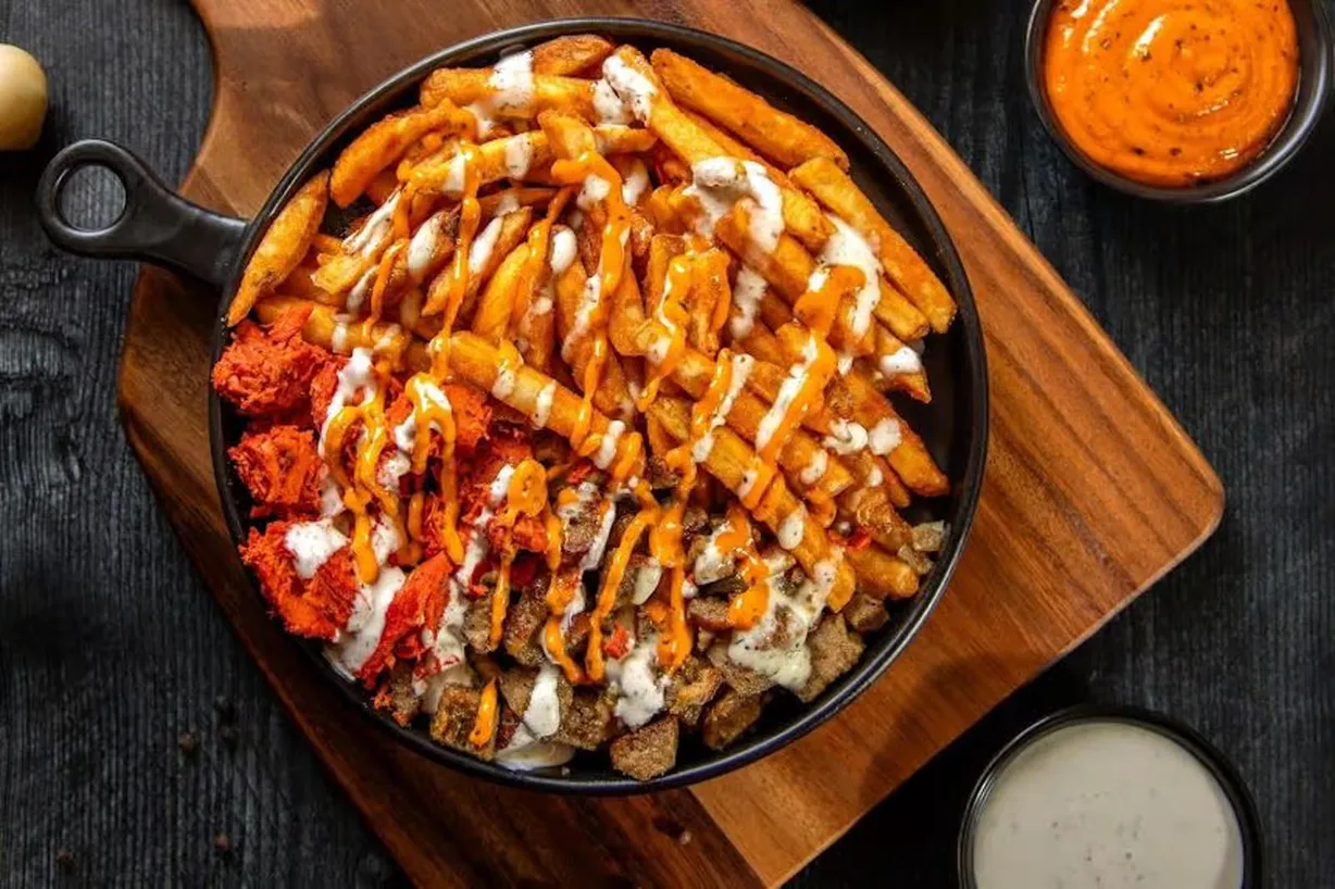 Lamb & Chicken On Fries at Pitts Halal Brothers in Pittsburgh, PA 15213 | YourMenu Online Ordering Lamb & Chicken On Fries at Pitts Halal Brothers in Pittsburgh, PA 15213 | YourMenu Online Ordering